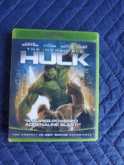 The Incredible Hulk (Blu-ray Disc, 2008) Great movie