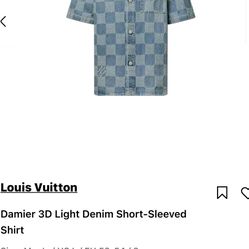 Lv Denim Set 