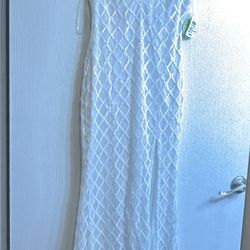 Formal Sequin V-neck Windsor Dress 