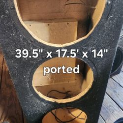 3 12" Subwoofer Box 📦  Triple 12s