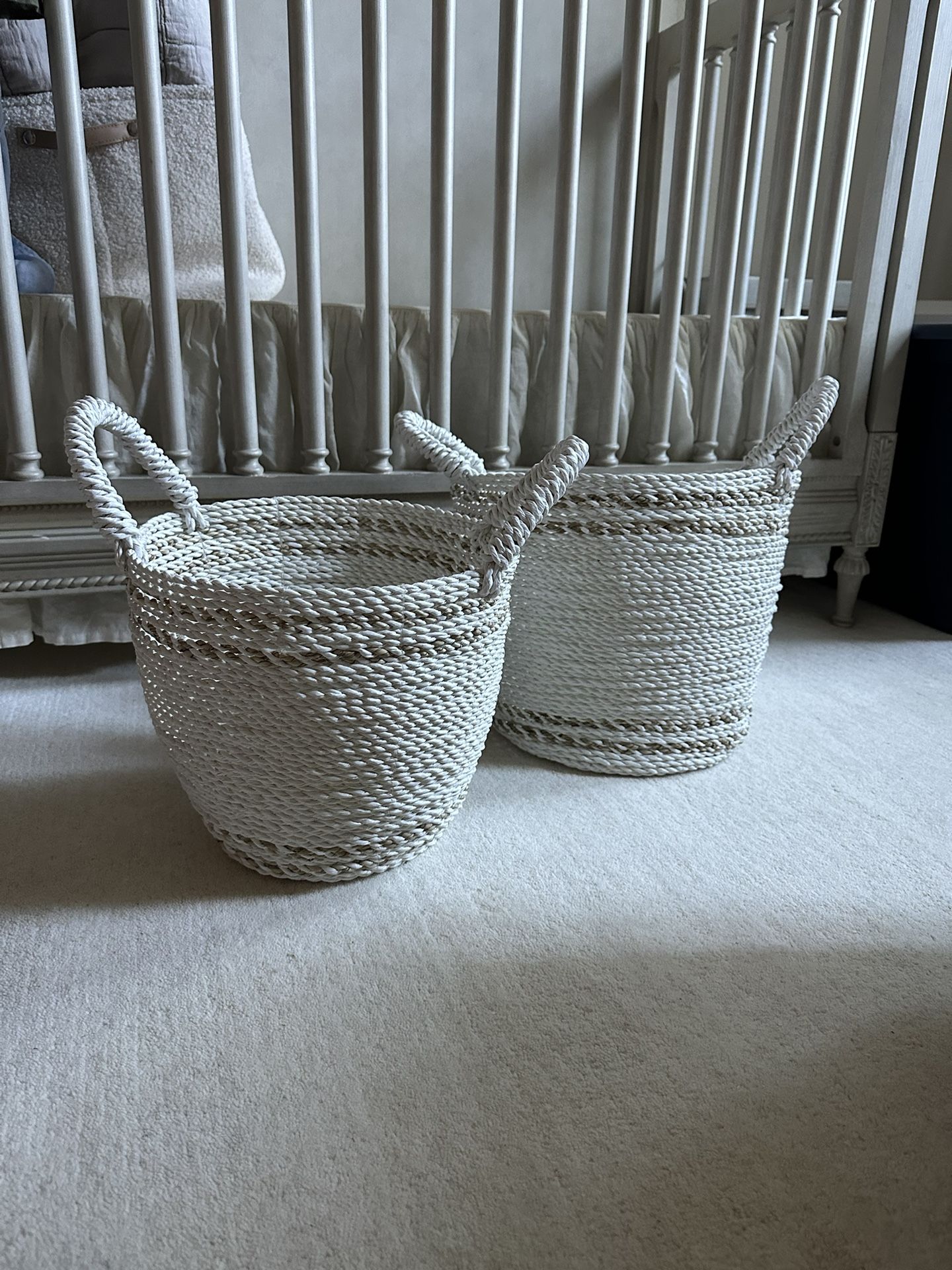 A Set Of Two Medium Baskets 