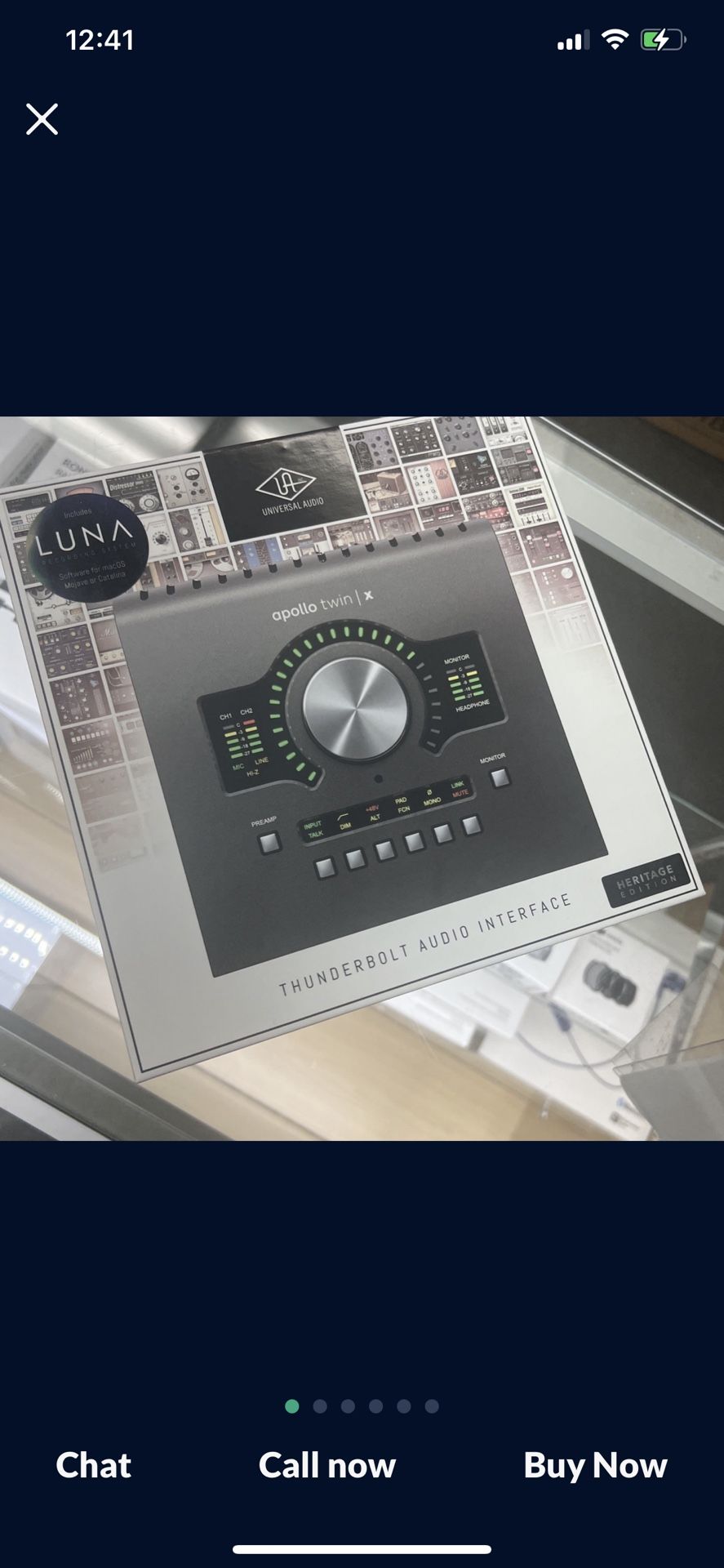 Universal Audio Apollo Twin X Audio Interface Quad Processing