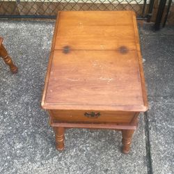 Storage end tables