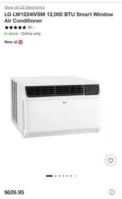 AIR CONDITIONER 12,000 BTU , OPEN BOX $250