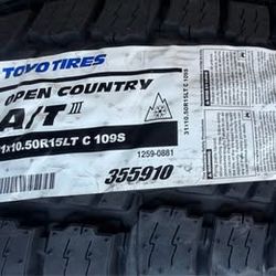 31x10.50R15LT Toyo Tires Open Country A/T III