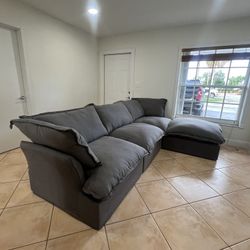 Dark Gray Cloud sectional (New In Box)