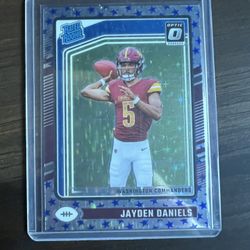 Jayden Daniels Optic Blue Stars