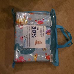 Plum Leaf Bath Kneeler Set