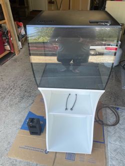 Fluval Flex 15 aqarium fish tank with stand