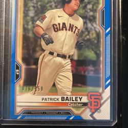 Patrick Bailey Rookie Card Numbered