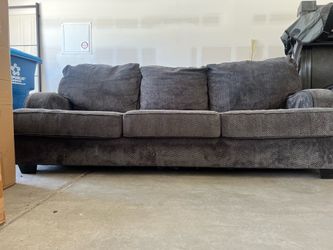 Dark grey couch