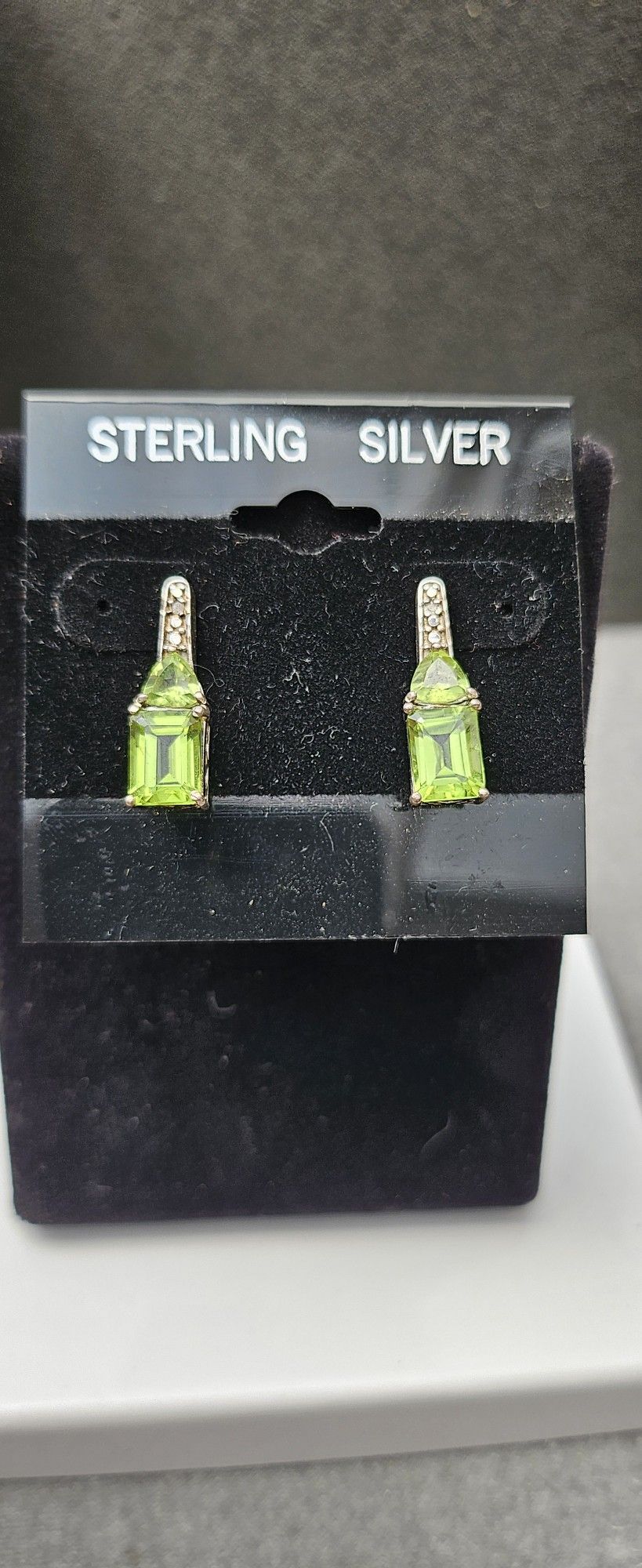 Genuine Hebei Peridot Earrings