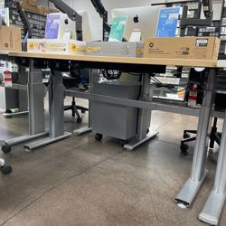 Steelcase Height-Adjustable Sit Stand Desk with Store Warranty And Financing Available!