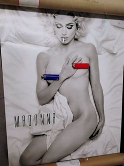 Vintage Madonna Smoking In Bed Brand New Old Stock Poster