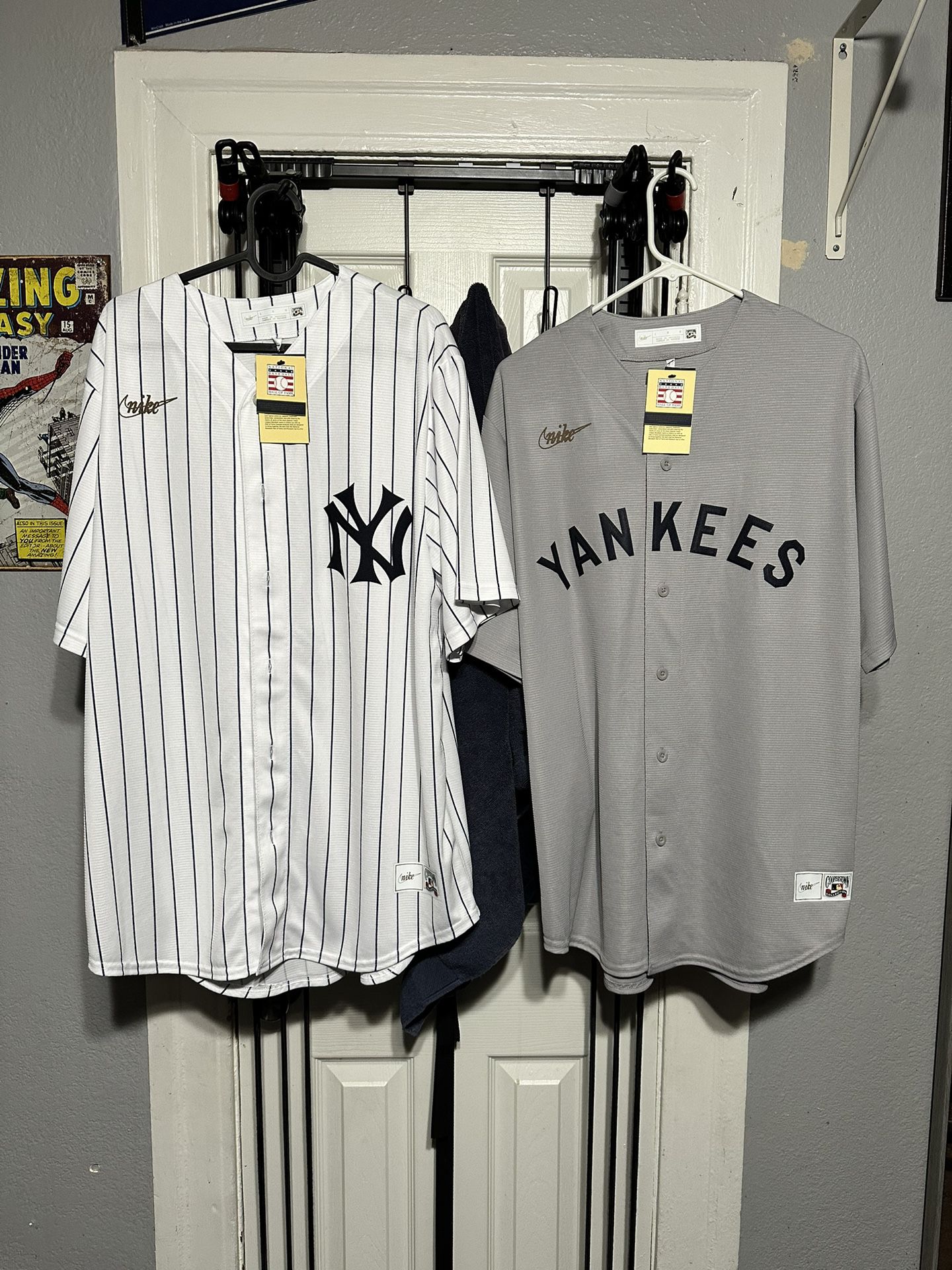 Babe Ruth & Mickie Mantle Jerseys