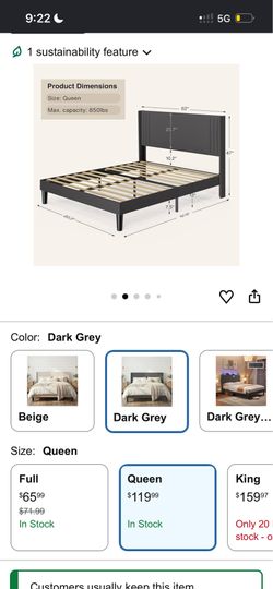 Queen Bedframe