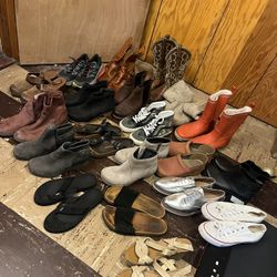 MAKE AN Offer! Womens Shoes Size 8/9/10 Bundle Deal Bulk Heels Flats Athletic 