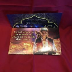 RARE 2019 Disney Aladdin Live Action Movie Promo Flyer - Will Smith Mena Massoud