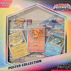 Pokemon Prismatic Evolutions Poster Collection