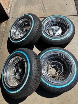 13” wire wheels n Remingtons tires