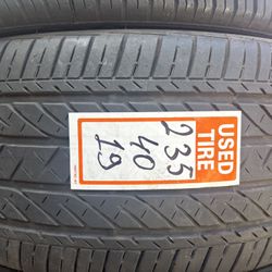 USED TIRE 235-40-19