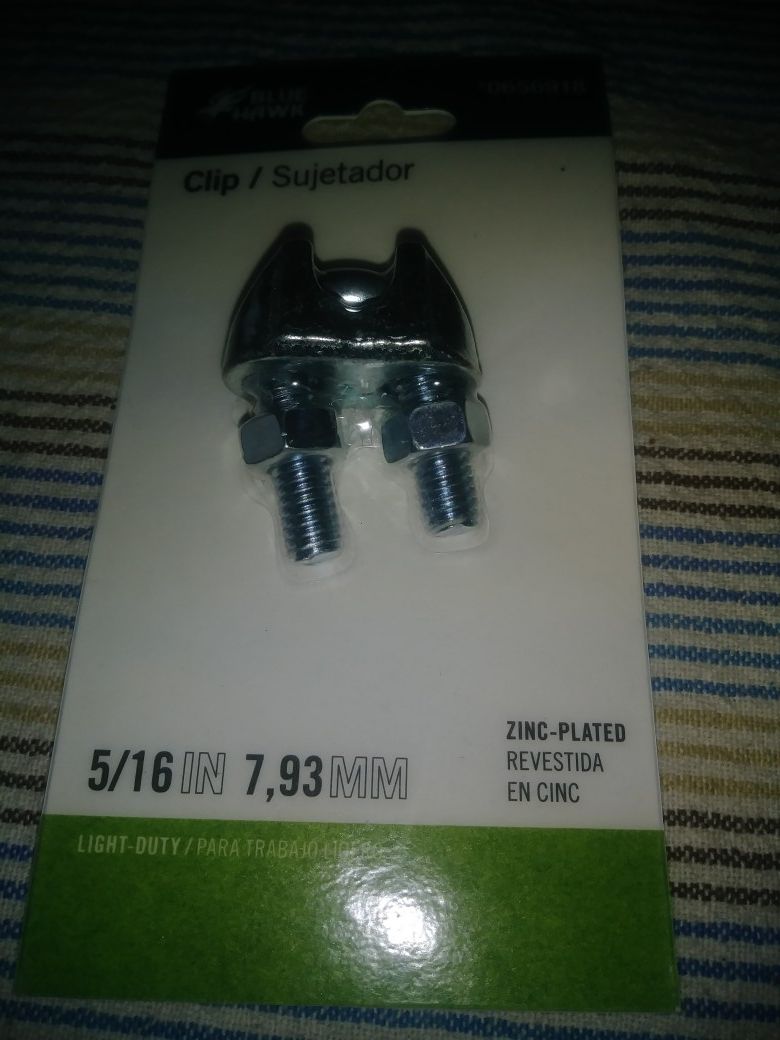Blue hawk 5/16 zinc plated clips