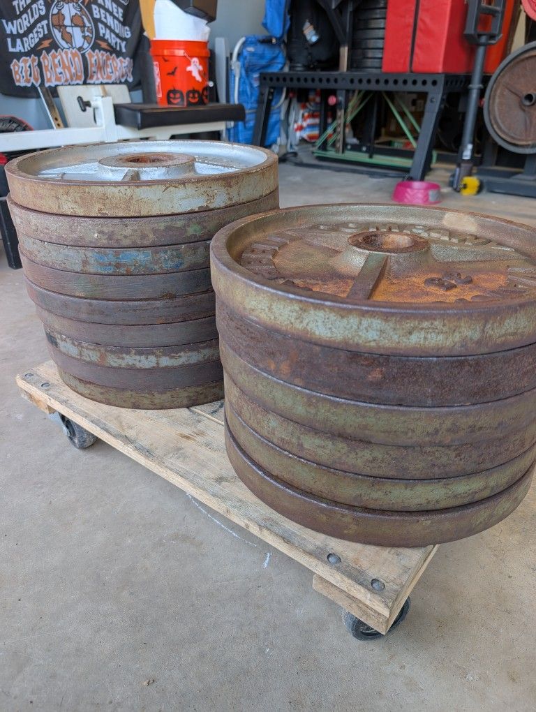 35 Lb Plates - Ivanko And Standard Olympic