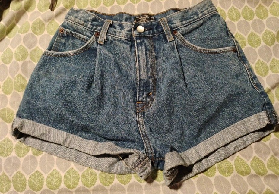 Vintage Abercrombie And Fitch Denim Shorts