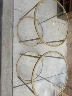Glass tables