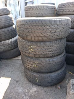 Set of 235 55 19 Bridgestone Tires