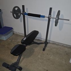 Bench and Weights
