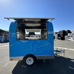 65 in Food Vending Trailer Mobile Concession Both windows FT40