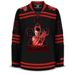 Size XL Geeky Jersey Hopper Stranger Things #11