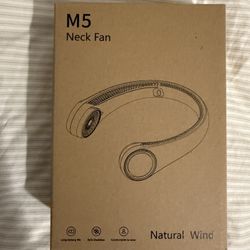 M5 Neck Fan Natural Wind New in box