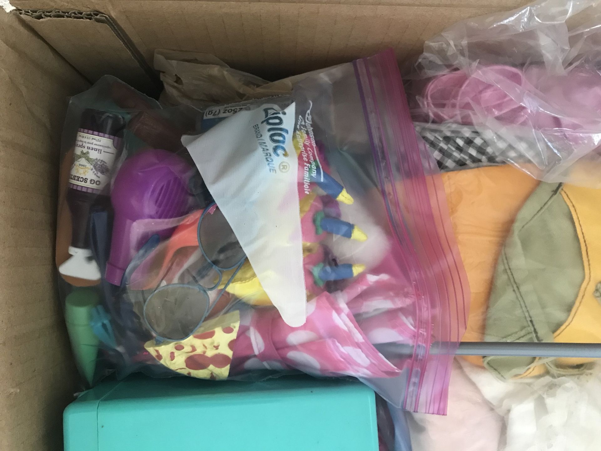 Target, Walmart, and American girl doll stuff