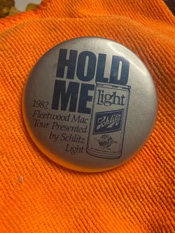 Fleetwood Mac button pin brooch