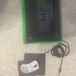 Gaming Mouse And Keyboard Razer Cynosa Chroma with glorious -o 60$ bundle