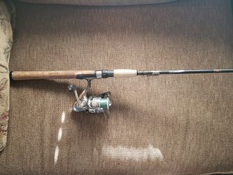 Fenwick bass set up ...fishing rod and real