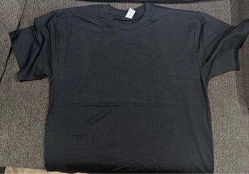 Plain black T-shirts