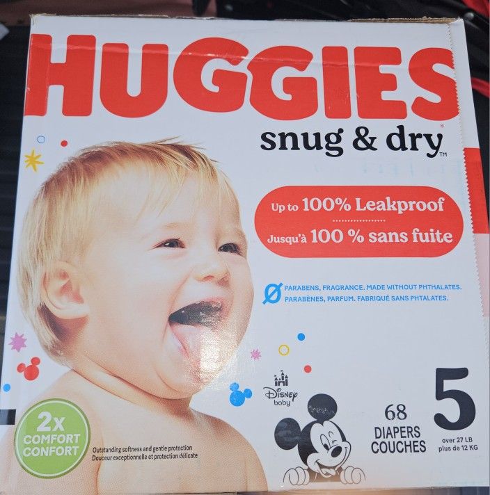 Huggies Size 5 68 Count $25