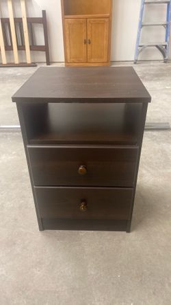 Wooden nightstand