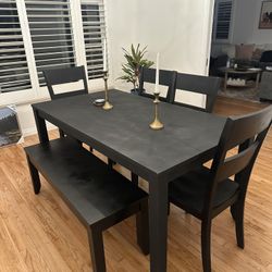 Kitchen Table With Chairs And Bench Included