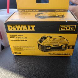 DeWalt battery 8.0ah