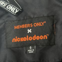 Members only Nickelodeon black jacket  size smal