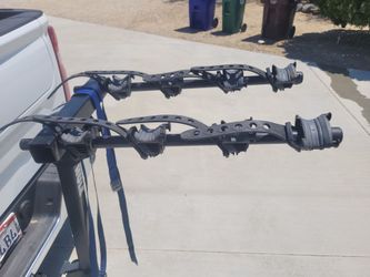 Bicycle rack. Four bikes.
