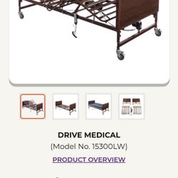 Drive Lightweight Bariatric Homecare Bed