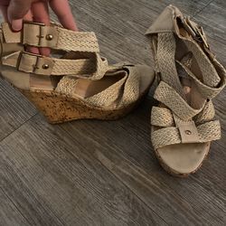 Tan Wedges