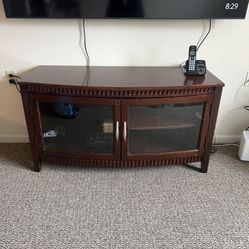 Entertainment Center With Some Wear And Tear 