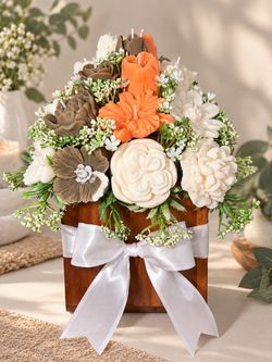 Bouquet Grande de Velas Florales Artesanales