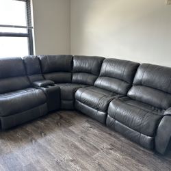 Leather Couch 